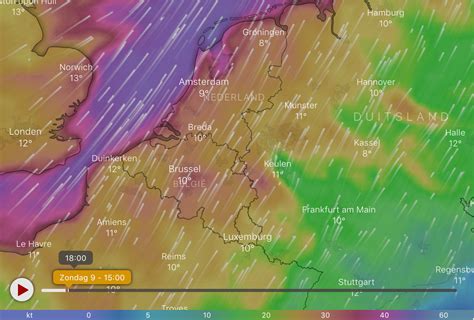 windsnelheden belgie|Buienradar.be